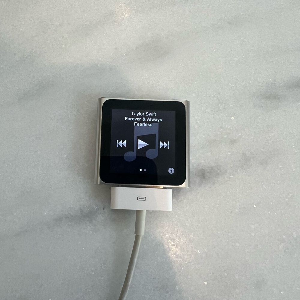 iPod nano with charger